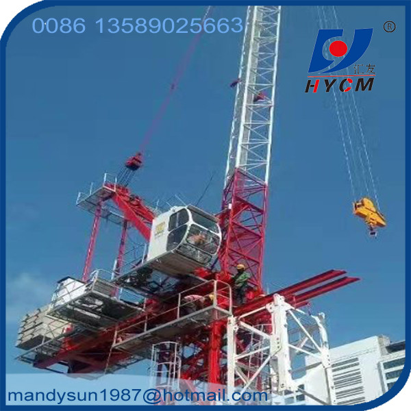 Buy D5030 Luffing Jib 50m Jib Length Tower Crane with 2*2*3m Split Mast Section at wholesale prices
