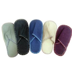 Winter Warm Disposable Hotel Slippers Felt / Velvet Living Room Hospitality
