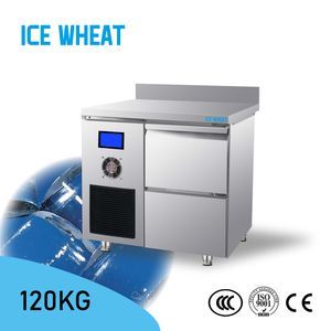 Commercial Ice Machine Refrigeration Equipment 120kg/Day Crescent Ice Fully