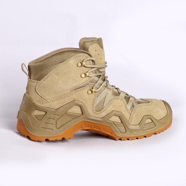 Waterproof Hiking Walk Unisex Army Boots With Mesh Lining And Round Toe Style Outdoor Shoes For Men