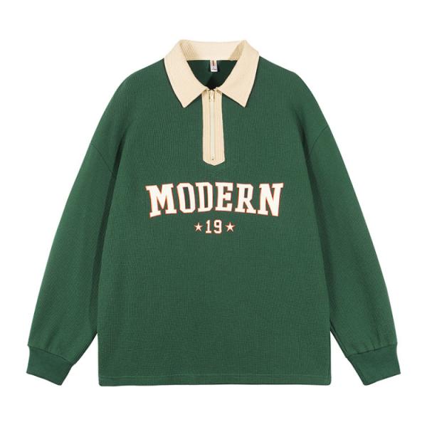 Buy Cute Embroidered Sweatshirts 380g Customized Polyester Anti Wrinkle at wholesale prices