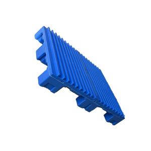 Quality HDPE 1060x750 Rackable Plastic Pallets 4000Kg Logistics Double Faced for sale