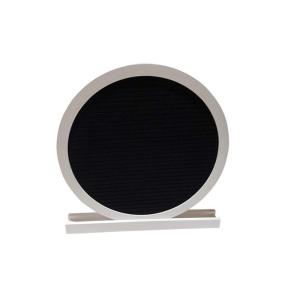 Round Reversible Felt Message Board 12x12 Double Side With 340 White Letters