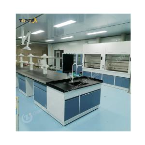 Functionality Customized All Steel Lab Bench With Drawers Cabinets / Shelving