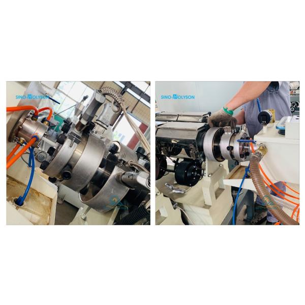 75 rpm Single Screw Extruder PLA Straw Making Machine 7.5kw