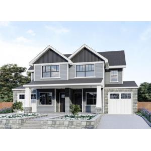 Quality Cost Efficient Prefab Luxury Villa House 4 bedroom Kit Light Gauge Steel Frame for sale
