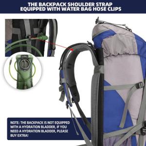 Outdoor Lightweight Hiking Backpack Tear Resistant With Large Storage Capacity