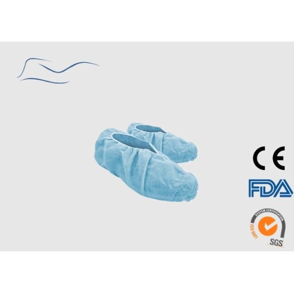 Buy Polypropylene Disposable Shoe Covers Elastic On Ankles Style 16 * 41CM at wholesale prices