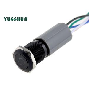 Aluminum Led 16mm Pigtail Vandal Resistant Push Button