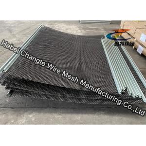 Bending Hook 1.0-3.0mm Crimped Wire Mesh Panel