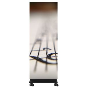 P1.25 LED Poster Display Front Service Standing & Foldable 1x5 For Exhibitions