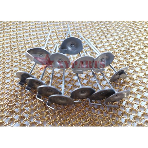 Reusable Insulation Pad 304 Stainless Steel Lacing Anchor Fastener