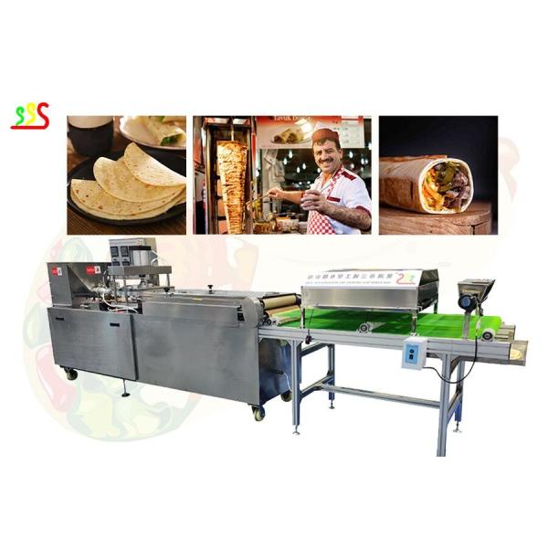 400pcs Per Hour 17inch Commercial Tortilla Machine SS304 Material