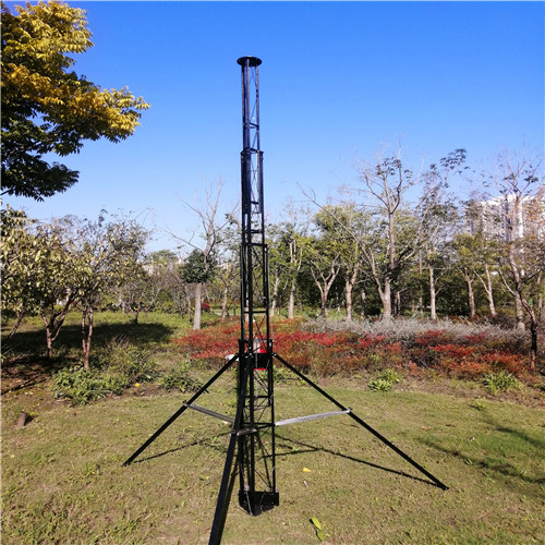 Trolley Based 18M Heavy Duty Video Surveillance Mast