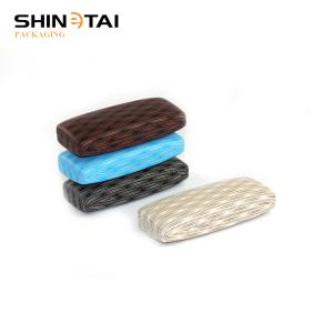 Manufacture PU Leather Sunglass Case Optical Metal Hard Case Spectacle Iron Case