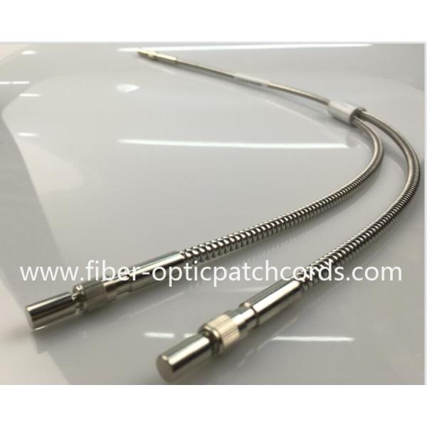 Silica/Energ Armored Fiber Patch Cord Y Cable 1-7 SMA905-SMA905 400µM 200-1100nm ,Spectrometer Optical Fiber