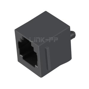 LPJE615NNL Tab UP Without LED 1X1 Port 6p4c Vertical Modular Jack without