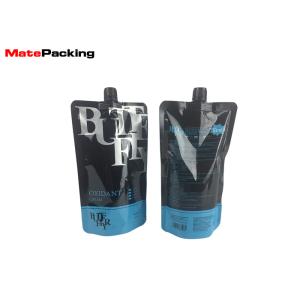 Quality Liquid Spout Doypack Stand Up Pouch Aluminum Foil Bag Gravure Mold Printing With Cap for sale