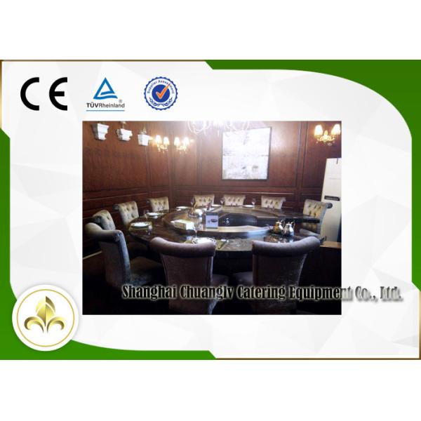 Professional Circle Stainless Steel Teppanyaki Grill Table Royal Taste Designed