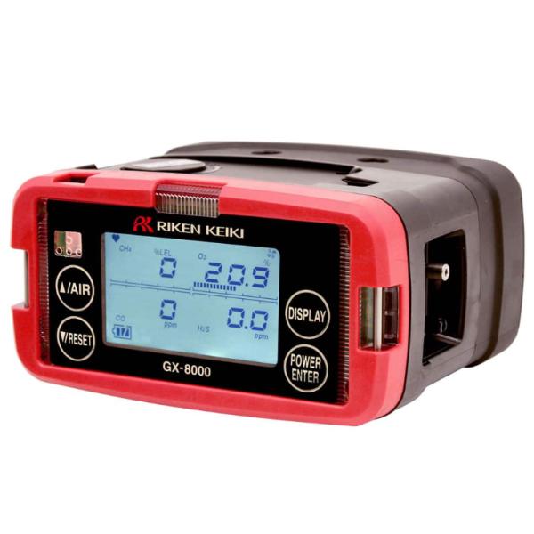 Riken Keiki Gas detector Gx-8000 LEL CO H2S O2 -20- 50°C Operating Temp