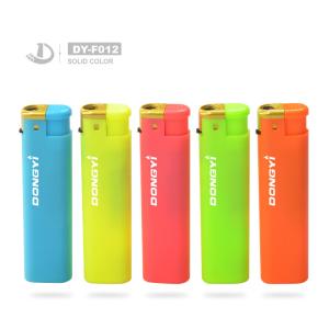 Customization Disposable Butane Gas Plastic Flameless Lighter with Windproof