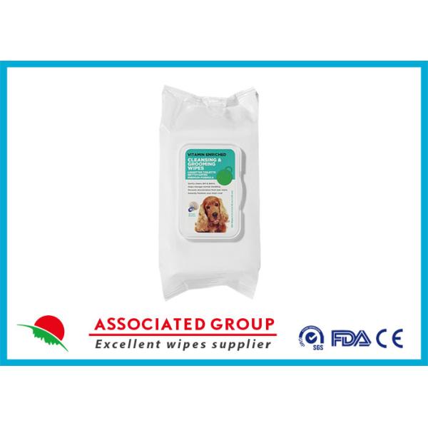Buy Medicated Dog Wipes Alcohol Free , Quick Bath Dog Wipes Multipurpose at wholesale prices