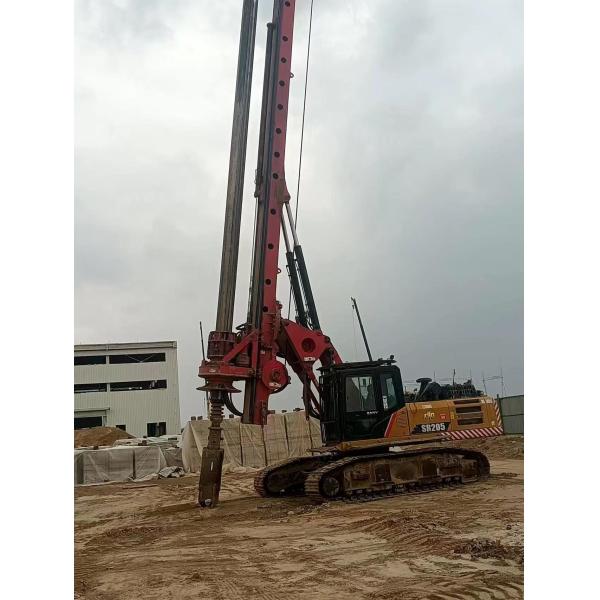 SANY rotary drilling machine (SR155) adopts machine lock rod, please call if