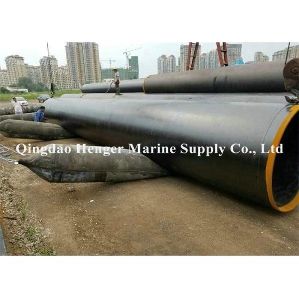 Diameter 1.8m Length 20m Pneumatic Marine Rubber Airbag Meet ISO9001 and ISO17357 Certifiication