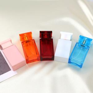 Manufacturers Wholesale Perfume Bottles, Square Transparent High White Glass