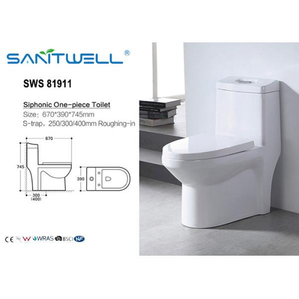Buy Bathroom American Standard Siphonic Toilet Supper Swirling SWS81911 at wholesale prices