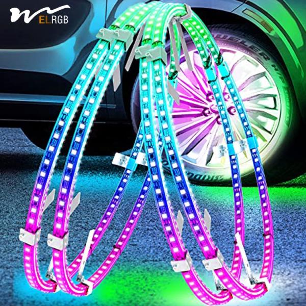 Residential LED Dream Chasing Colors L/R Turn Signal Brake Backlight Strip Light Kit