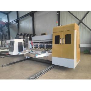 1000 KG Weight High Speed Flexo Printing Slotter Die Cutter Machine 4 Color for