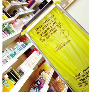 Disposal Plastic Yellow Clinical Infectious Waste Bag In Roll