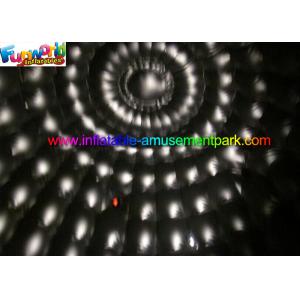Music Inflatable Disco Dome Bouncy Castles Customized For Dancing