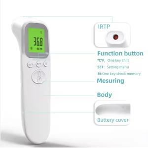 Digital Infrared Forehead Thermometer 3-5cm Measuring Distance