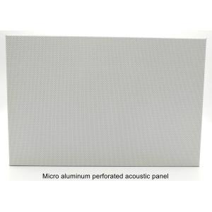 Non-combustible Seamless Metal Ceiling Microperforated Acoustic Panel Soundproof