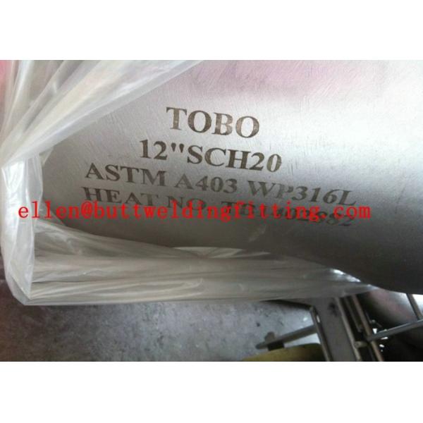 Buy ASTM A403 Seamless Stainless Steel 90 Degree Elbow DN15 - DN1200 at wholesale prices