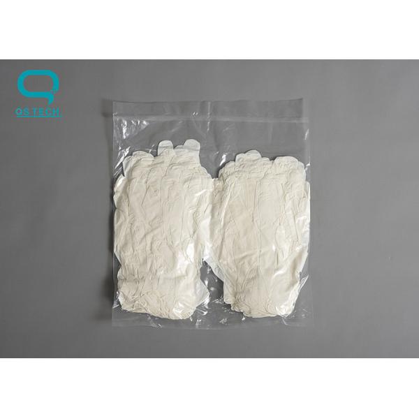 Buy 6g 12in White Nitrile Cleanroom Gloves Ambidextrous Powder Free at wholesale prices