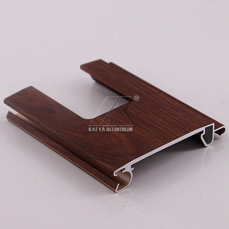 Buy Wood Grain Classic Roller Shutters , Extruded Aluminium Profiles Anodized Finish at wholesale prices