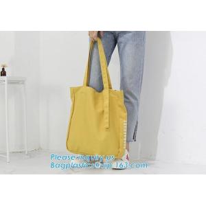 Promotional customized 12 oz canvas shopping tote bags with logo imprinted