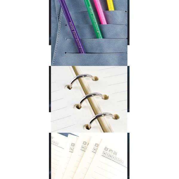 Waterproof Multiscene PU Leather Notebook , Recyclable Notepad With Power Bank