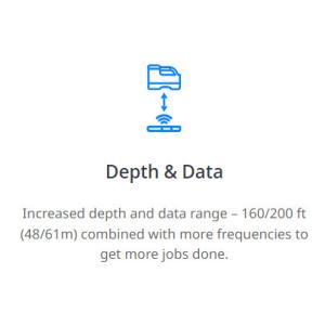 4.5 KHz – 45 KHz DigiTrak Falcon F2 + Receiver 160 Ft Depth Range