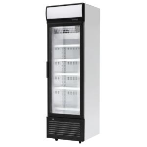 3 Doors Stainless Steel Glass Door Beverage Cooler Large Storage Facilities