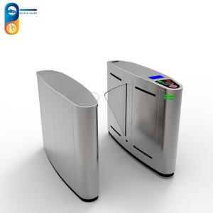 China HF Pedestrian Passage Retractable Flap Gate Barrier Crowd Control Turnstiles on sale China HF Pedestrian Passage Retractable Flap Gate Barrier Crowd Control Turnstiles on sale