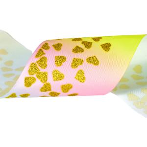 Fancy Decorative Fabric Ribbon Custom Printing Solid Color Patterned