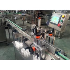 High Efficiency Sticker Labelling Machine Flat Labeling No Wrinkles