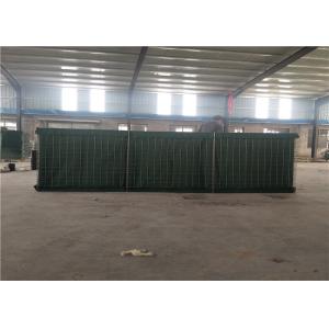 China 3mm Dia Mil 3 Sand Filled Barriers Hesco Blast Wall on sale
