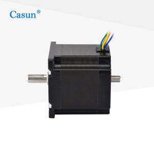 57×57×54mm Dual Shaft Stepper Motor 1.0A 0.9N.m NEMA 23 With Precision