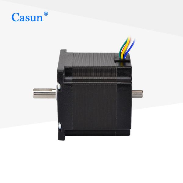 57×57×54mm Dual Shaft Stepper Motor 1.0A 0.9N.m NEMA 23 With Precision