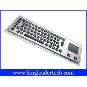 Customizable Illuminated Metal Keyboard High Resistant With Integrated Touchpad